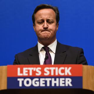 Le Premier ministre britannique David Cameron a alterné compliments, menaces et promesses. [Dylan Martinez]