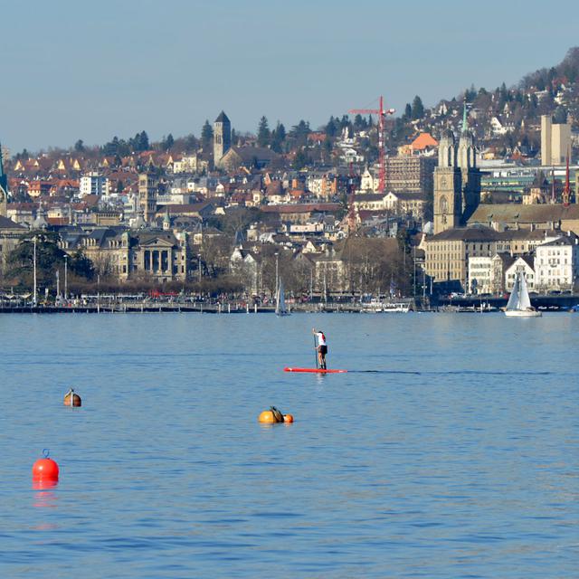 Zurich vue du lac. [celeste clochard]