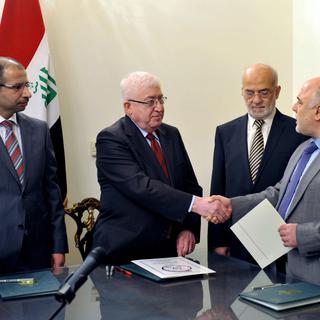 Le président irakien Fouad Massoum a chargé lundi Haïdar al-Abadi de former le nouveau gouvernement. [Présidence irakienne]