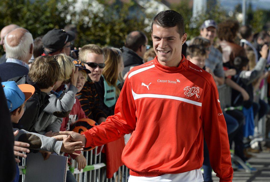 Xhaka sera-t-il titulaire le 15 juin? [KEYSTONE - Steffen Schmidt]