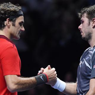 Roger Federer et Stan Wawrinka s'étaient livrés à un combat épique en demi-finale du Masters. [Andy Rain]