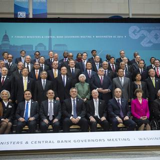 Réunion des ministres des Finances du G20 à Washington. [Shawn Thew/EPA]