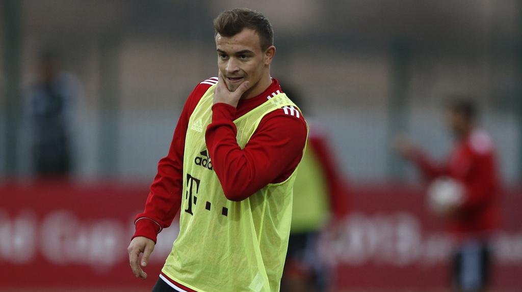 Xherdan Shaqiri sera-t-il remis pour le Mondial au Brésil? [KEYSTONE - Matthias Schrader]