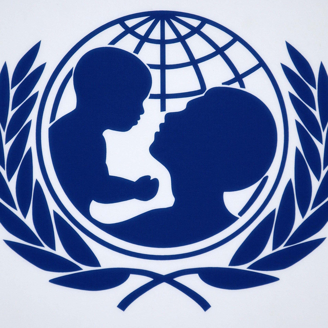 Logo de l'UNICEF, l'une des nombreuses fondations philanthropiques.