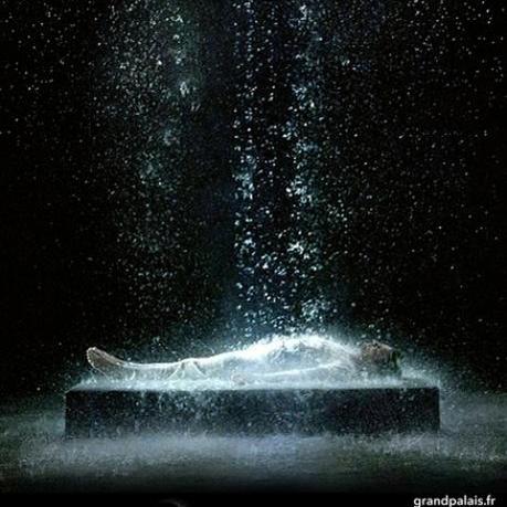 Affiche de l'exposition Bill Viola au Grand Palais, Paris.