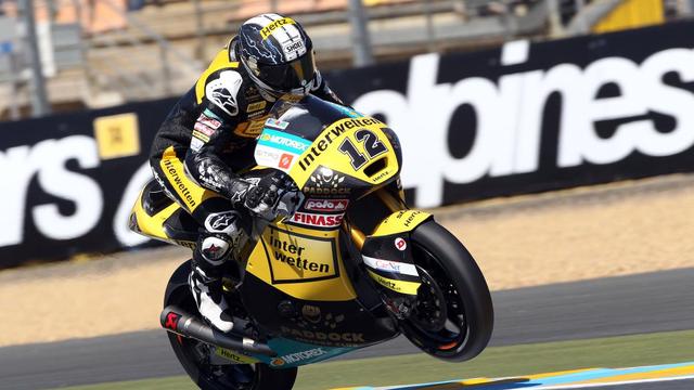 Thomas Lüthi compte bien rebondir sur le circuit du Mans, où il a déjà triomphé. [Simone Rosa]