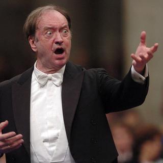 Le chef d'orchestre Nikolaus Harnoncourt à Rome en 2003. [Leemage/AFP - Musacchio & Flavio Ianniello]