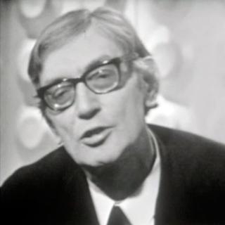 Maurice Clavel en débat en 1969. [RTS]