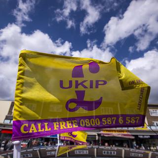 Le parti UKIP, qui prône une sortie immédiate de l'UE, a bouleversé l'échiquier politique britannique. [Carl Court]
