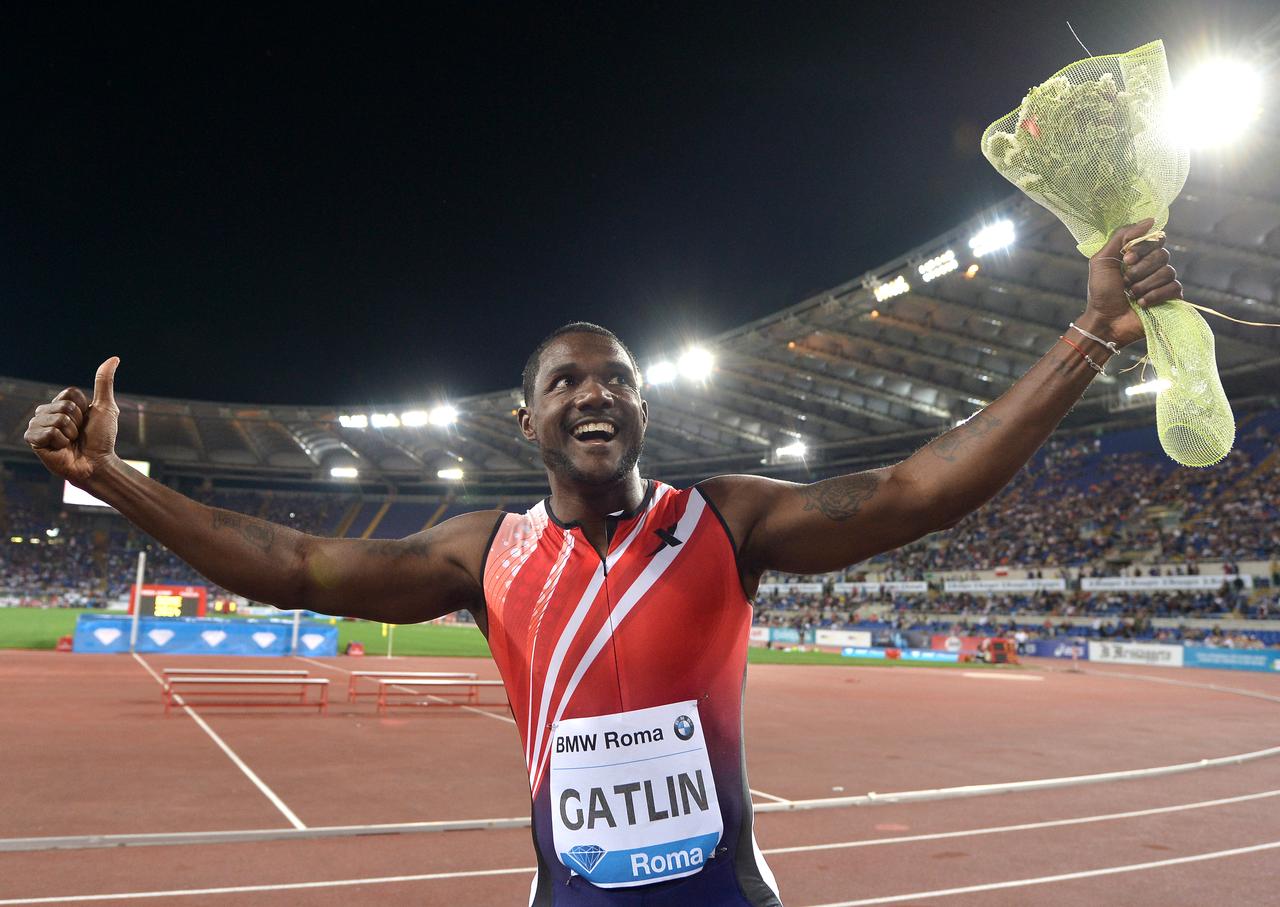 Gatlin est intenable depuis le début de l'année. [AFP - TIZIANA FABI]