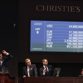Le début des enchères de printemps chez Christie's montre des acheteurs plus sélectifs. [Adam Hunger]