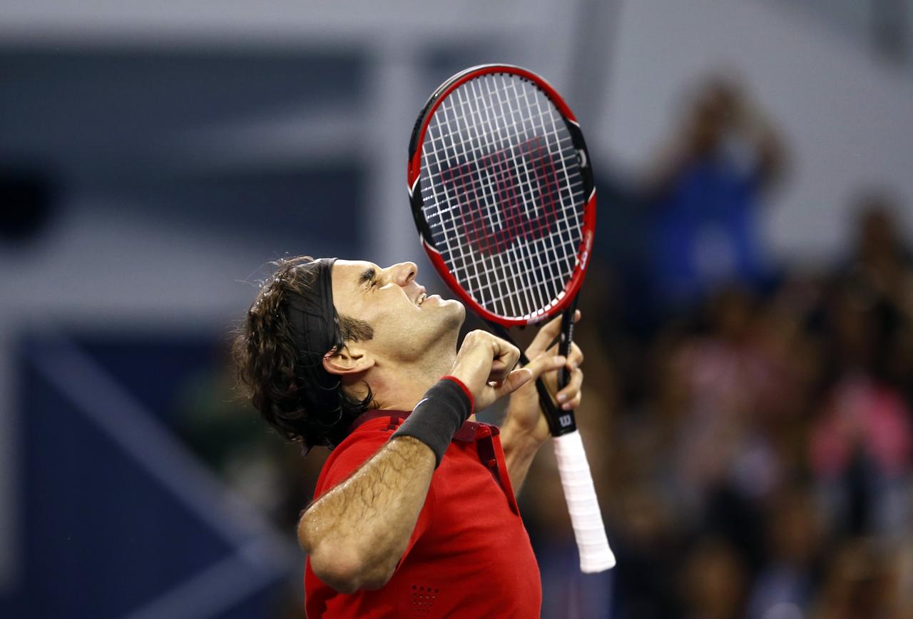 Le Bâlois a renversé celui qui l'avait battu en 2008 lors du Masters... à Shanghai. [REUTERS - Aly Song]