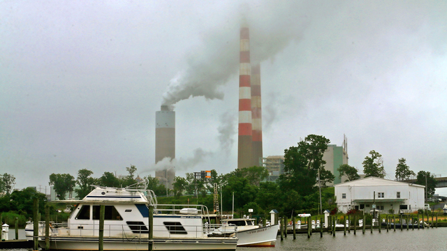 La centrale à charbon de Morgantown, à Newburg dans le Maryland. [Getty Images/AFP - Mark Wilson]