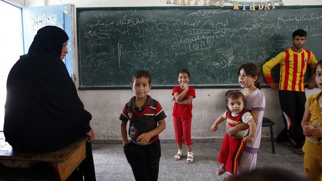 L'UNRWA financerait des livres d'école anti-israéliens. [Thomas Coex]