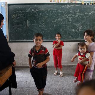 L'UNRWA financerait des livres d'école anti-israéliens. [Thomas Coex]