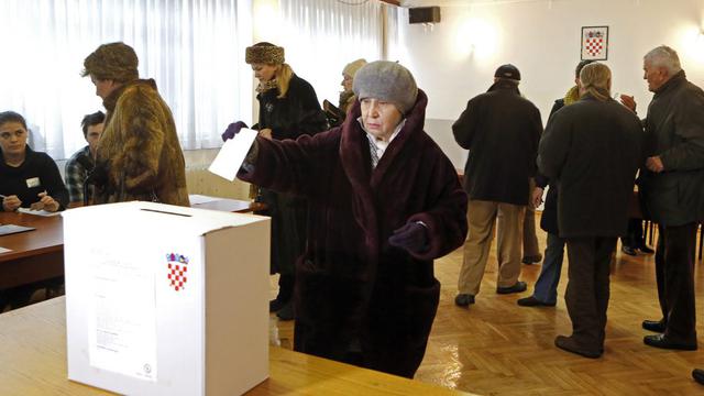 La participation aux présidentielles n'est pas élevée en Croatie. [EPA/Keystone - Antonio Bat]