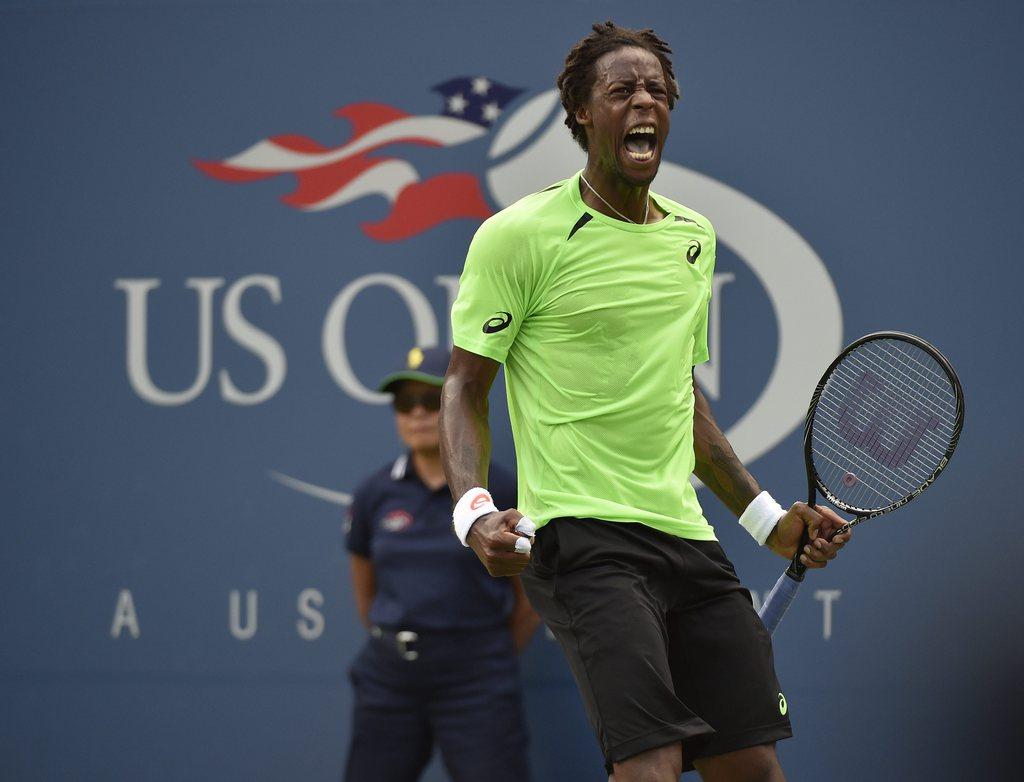 Monfils pourrait se retrouver face à la "montagne" Federer en quart de finale. [KEYSTONE - Justin Lane]