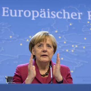 La chancelière allemande Angela Merkel durant le sommet à Bruxelles.
