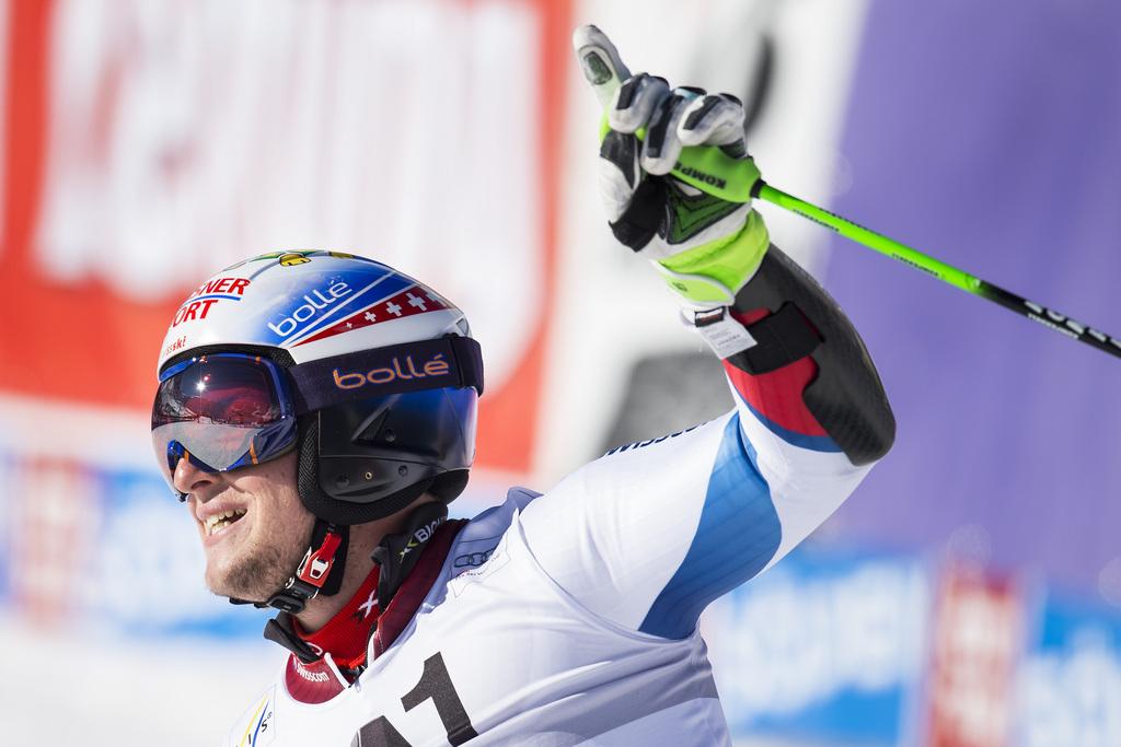 Pour Murisier, cette 12e place à Sölden vaut une victoire. [KEYSTONE - Jean-Christophe Bott]