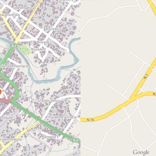 Cartographie de Guéckédou, en Guinée. [gizmodo.com]