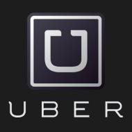 Le logo de l'application Uber.