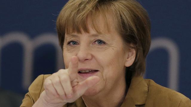 Angela Merkel évoque les "innombrables possibilités" de la Grèce. [AP Photo/Thanassis Stavrakis]