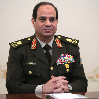 Abdel Fattah al-Sissi, candidat à la présidentielle en Egypte. [Kremlin Press Center-Pool / Anadolu Agency]