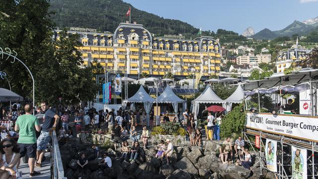 Le Montreux Jazz attire près de 250'000 visiteurs chaque année, dont des dizaines de "very important people". [Christian Beutler]