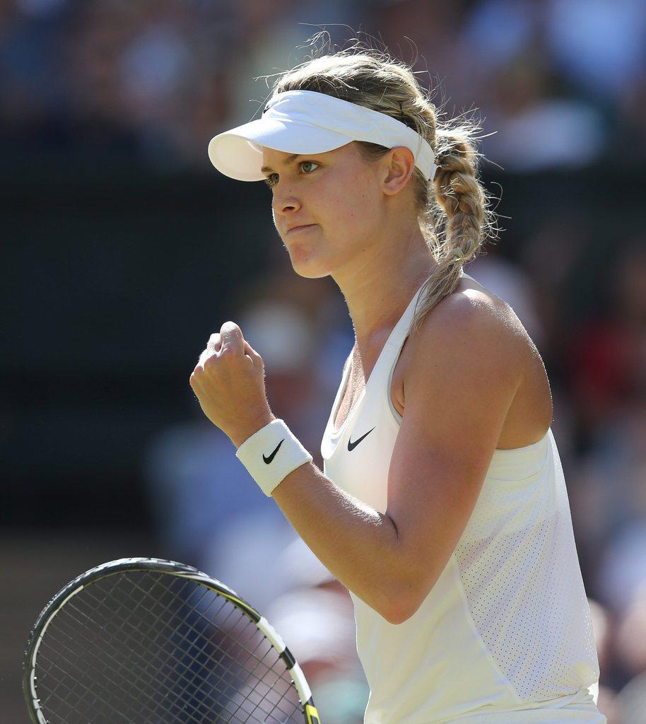 Eugenie Bouchard jouera samedi sa première finale en Grand Chelem. [KEYSTONE - Tatyana Zenkovich]