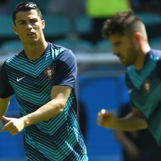 Cristiano Ronaldo s'apprête à affronter l'Allemagne [Fabrice Coffrini]