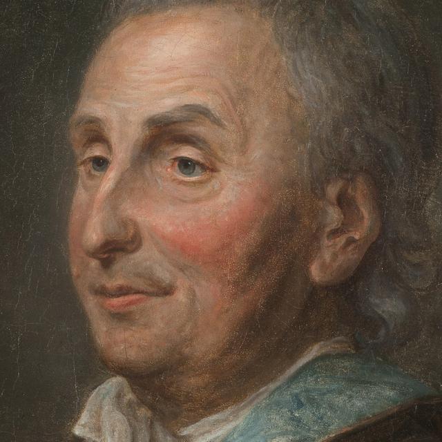 Portrait de Denis Diderot en robe de chambre, auteur inconnu