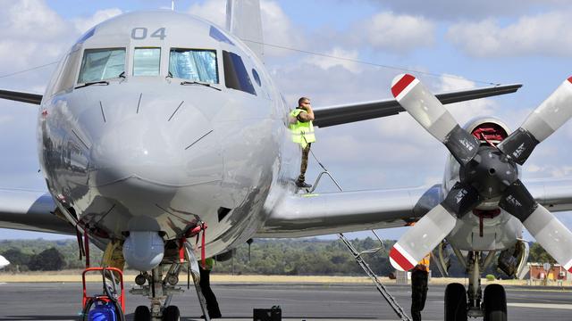 Un avion militaire australien participant à la mission dimanche.