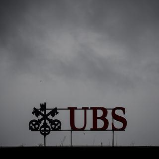 Le logo d'UBS à Zurich. [Ennio Leanza]