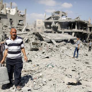 Le travail de reconstruction qui attend les Gazaouis est gigantesque. [Suhaib Salem]