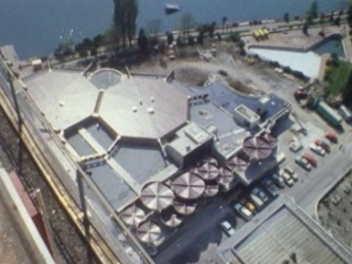 Le nouveau casino de Montreux en 1975. [RTS]