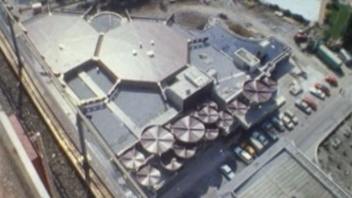 Le nouveau casino de Montreux en 1975. [RTS]