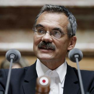 Jean-François Steiert, conseiller national socialiste fribourgeois et vice-président de la Fédération suisse des patients. [Keystone - Pater Klaunzer]
