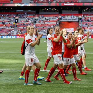 Coupe du monde féminine de la FIFA 2015-Canada - Suisse-1-8e de finale [Keystone - Salvatore Di Nolfi]