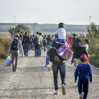 Les premiers migrants ont déjà passé la frontière Croate depuis Sid, en Serbie, le mercredi 16 septembre.