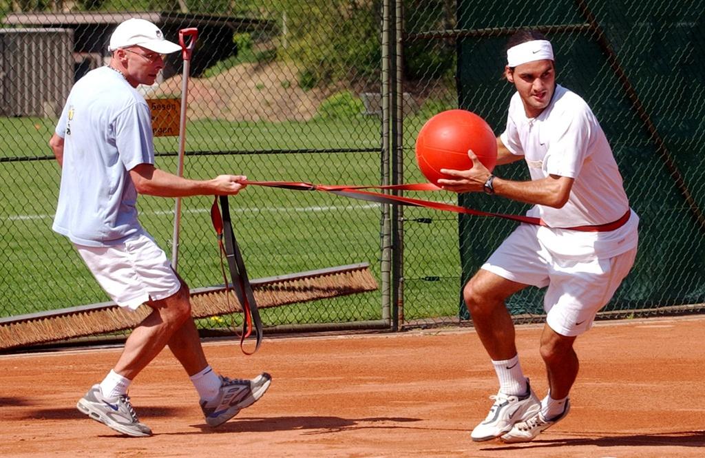 Cette image date d'avril 2003... presque une autre époque. [KEYSTONE - Markus Stuecklin]