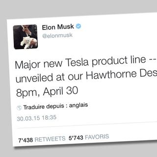 Le tweet du patron de Tesla qui a rapporté 900 millions de dollars à ses actionnaires. [Twitter]
