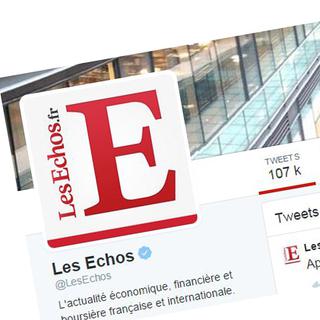 Les journalistes des Echos ont suspendu l’utilisation de leurs comptes Twitter le 13 mars. [Twitter]