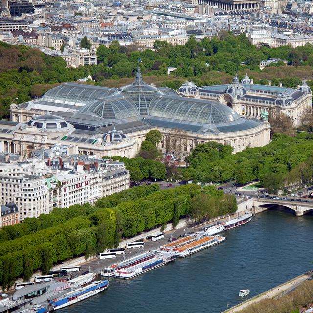 Vue aérienne du Grand Palais à Paris. [Fotolia - Rostislav Ageev]