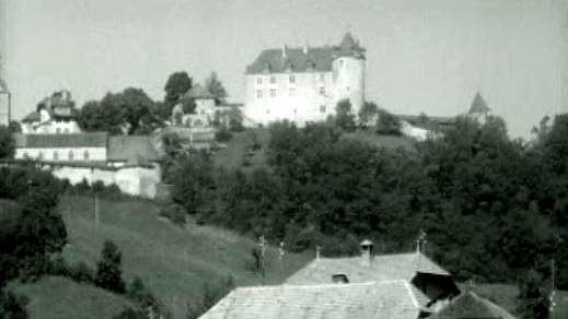 Le château de Gruyère en 1964.