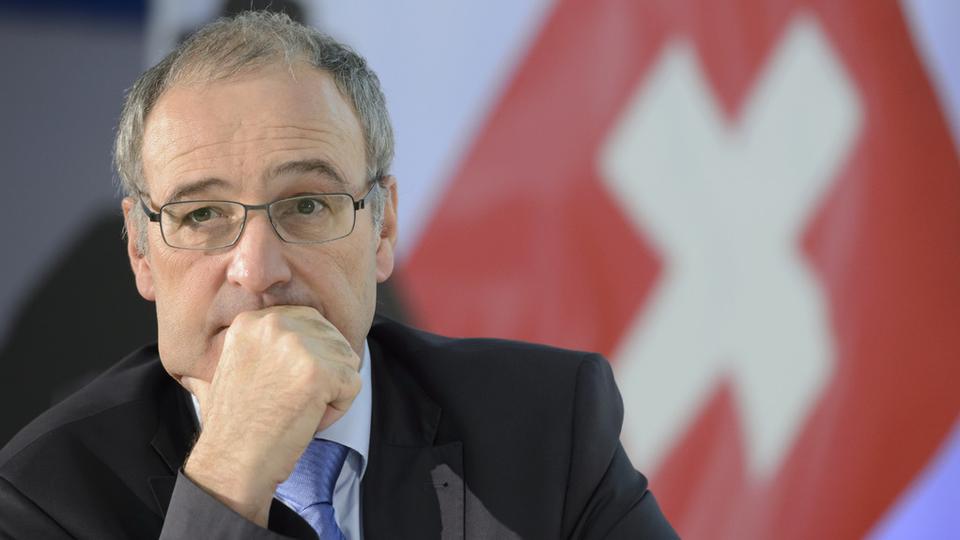 Guy Parmelin. [Keystone - Laurent Gilliéron]