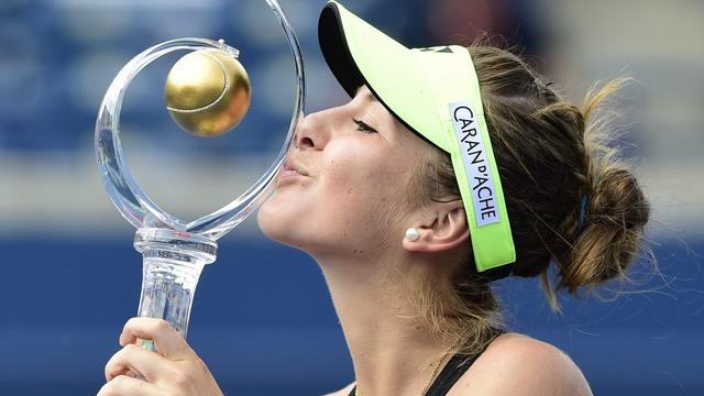 Grâce à cette belle victoire, Bencic se hisse au 12e rang de la hiérarchie mondiale. [Frank Gunn]