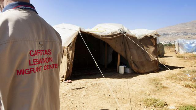 Caritas est présent dans de nombreux camps de réfugiés, ici au Liban. [DPA/AFP - Mika Schmidt]