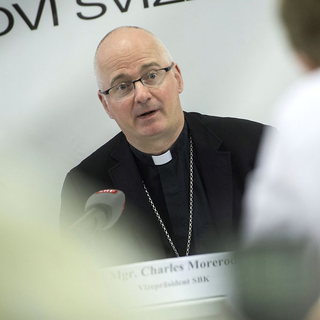 Mgr Charles Morerod a été élu à la présidence de la Conférence des évêques suisses. [Marcel Bieri]