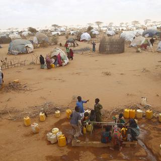 Le camp kenyan abrite des centaines de milliers de réfugiés. [AP/Keystone - Jerôme Delay]