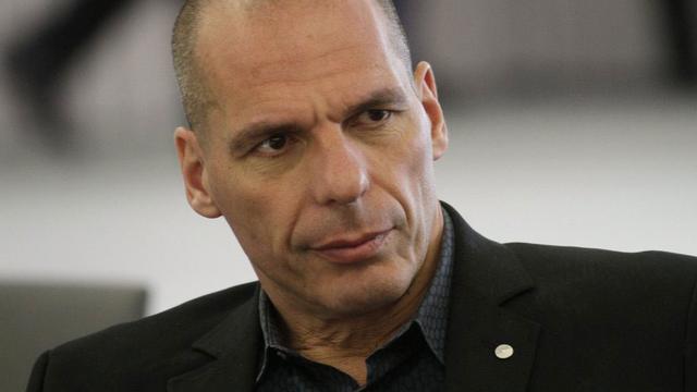 Le ministre grec des Finances Yanis Varoufakis. [Keystone - Valda Kalnina]